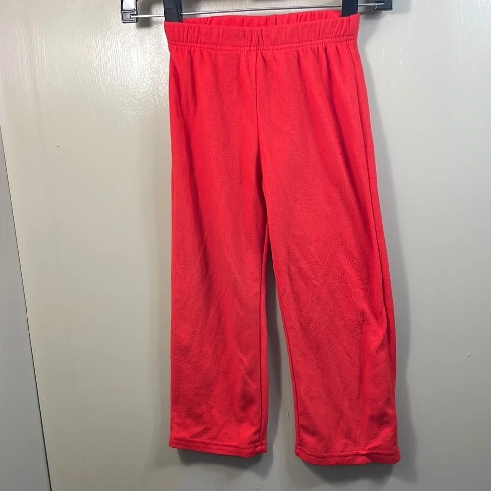Red Kids Bottoms sleep wear size 4/5